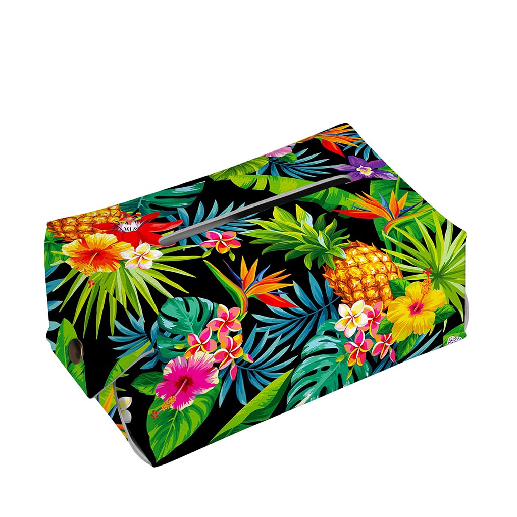 Aloha Hawaiian Tropical Pattern Print Rectangle Tissue Box Cover