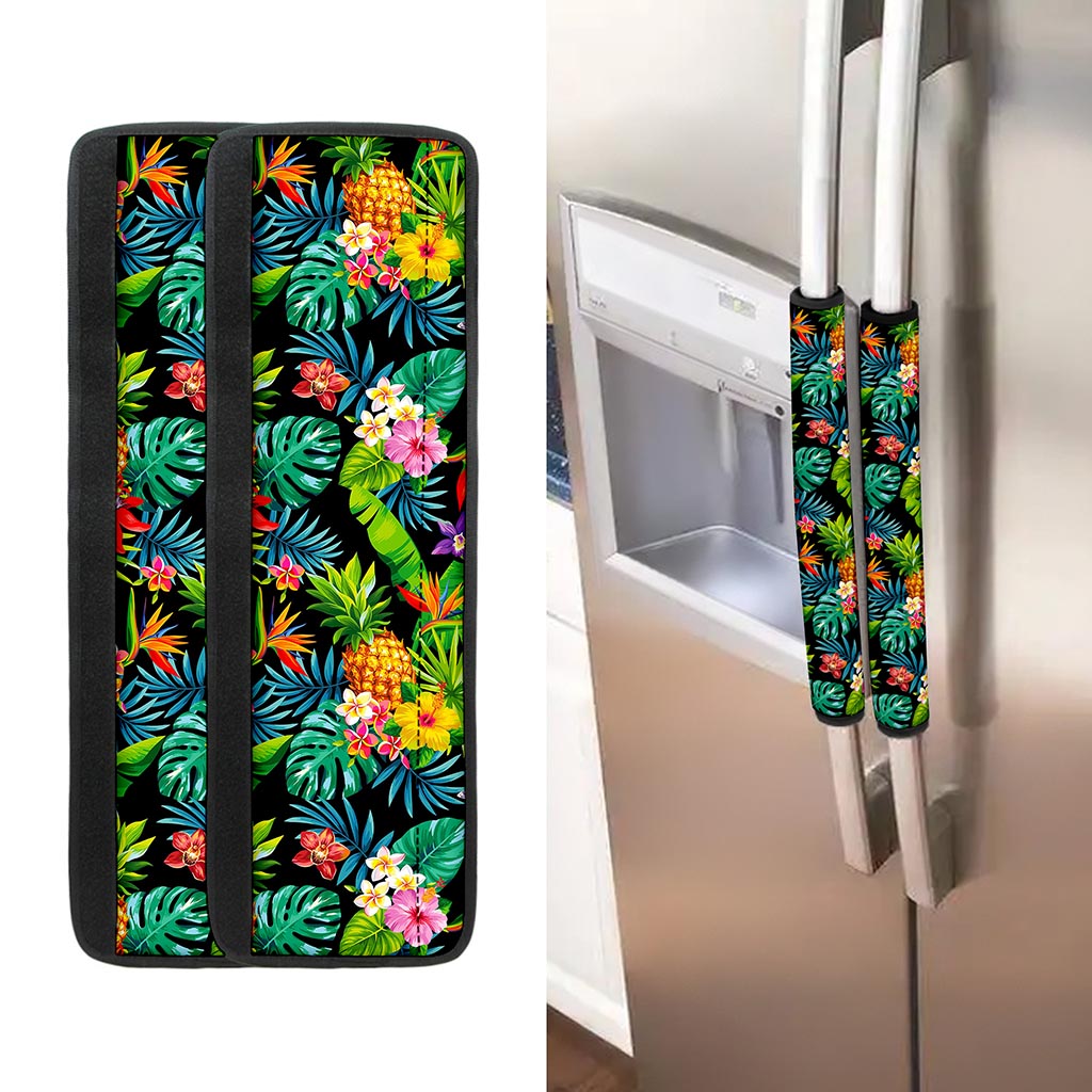 Aloha Hawaiian Tropical Pattern Print Refrigerator Handle Covers