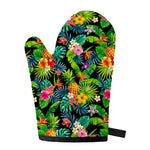 Aloha Hawaiian Tropical Pattern Print Single Oven Mitt