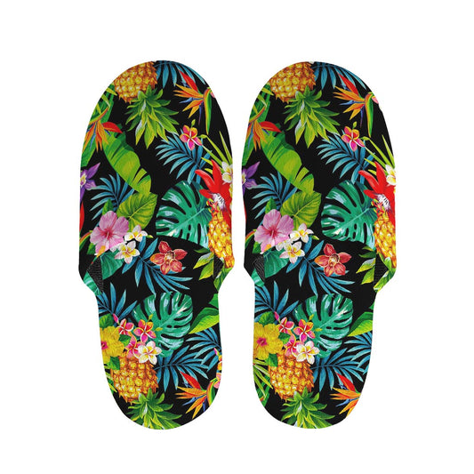 Aloha Hawaiian Tropical Pattern Print Slippers