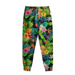 Aloha Hawaiian Tropical Pattern Print Sweatpants