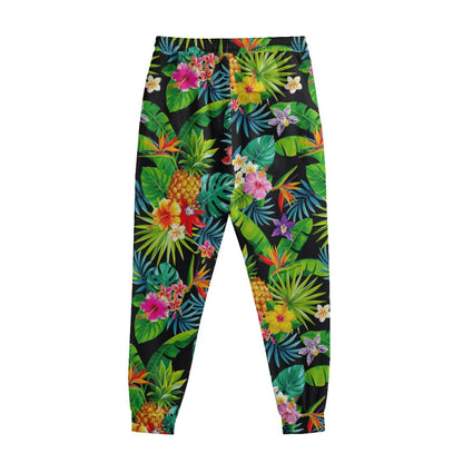 Aloha Hawaiian Tropical Pattern Print Sweatpants