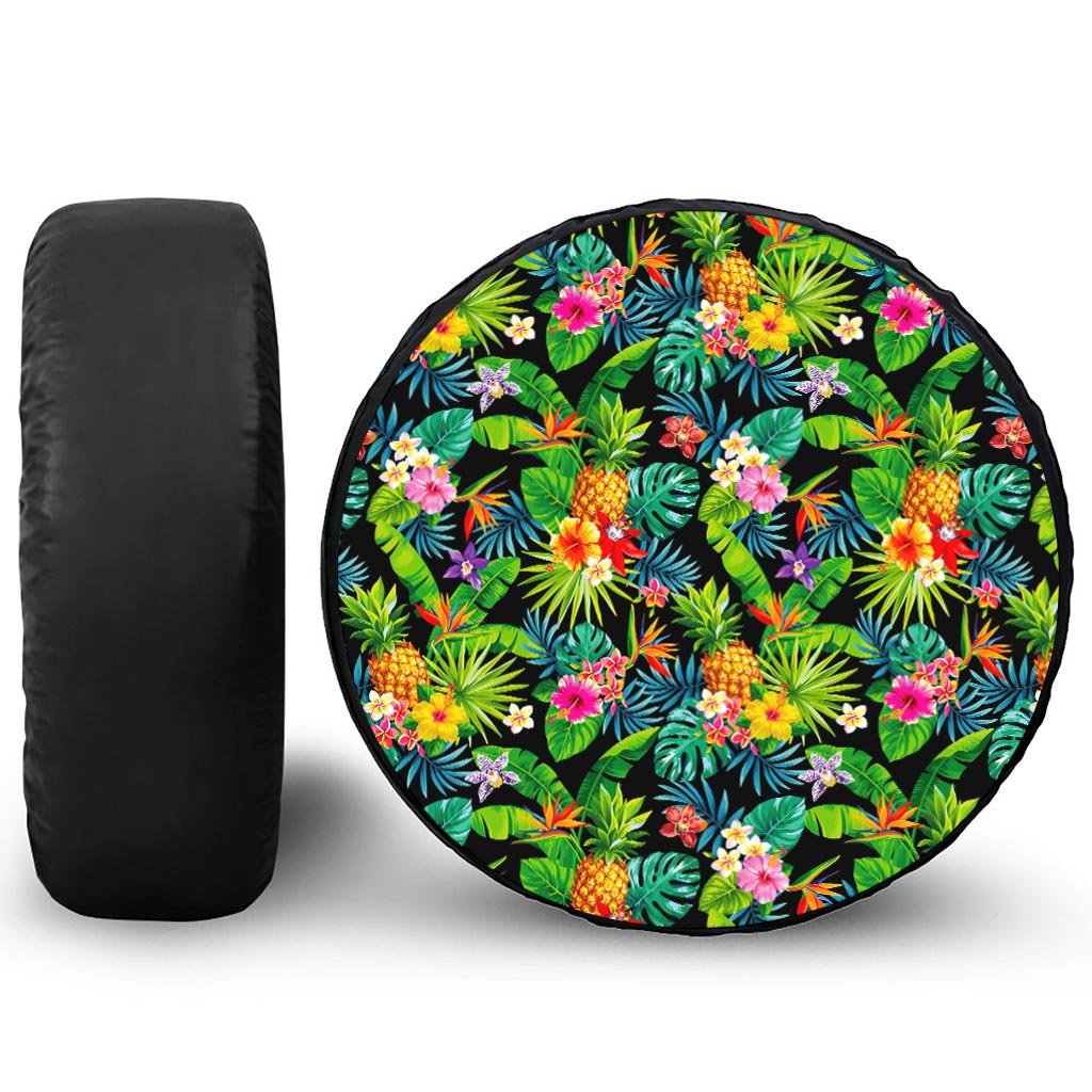 Aloha Hawaiian Tropical Pattern Print Tire Cover