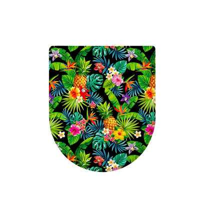 Aloha Hawaiian Tropical Pattern Print Toilet Lid Cover