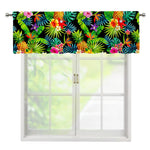 Aloha Hawaiian Tropical Pattern Print Window Valance