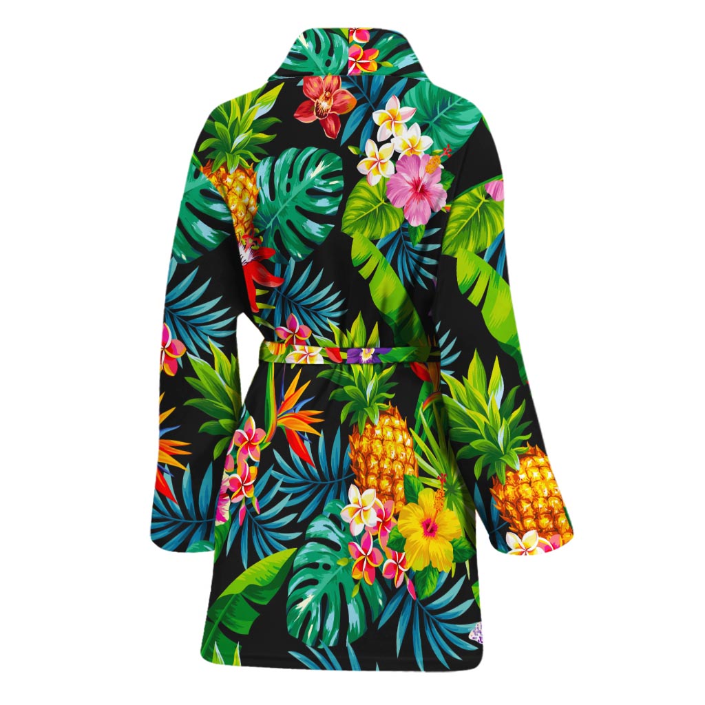 Aloha Hawaiian Tropical Pattern Print Women's Bathrobe