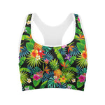 Aloha Hawaiian Tropical Pattern Print Women's Sports Bra