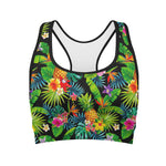 Aloha Hawaiian Tropical Pattern Print Women's Sports Bra