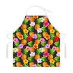 Aloha Hibiscus Pineapple Pattern Print Adjustable Apron