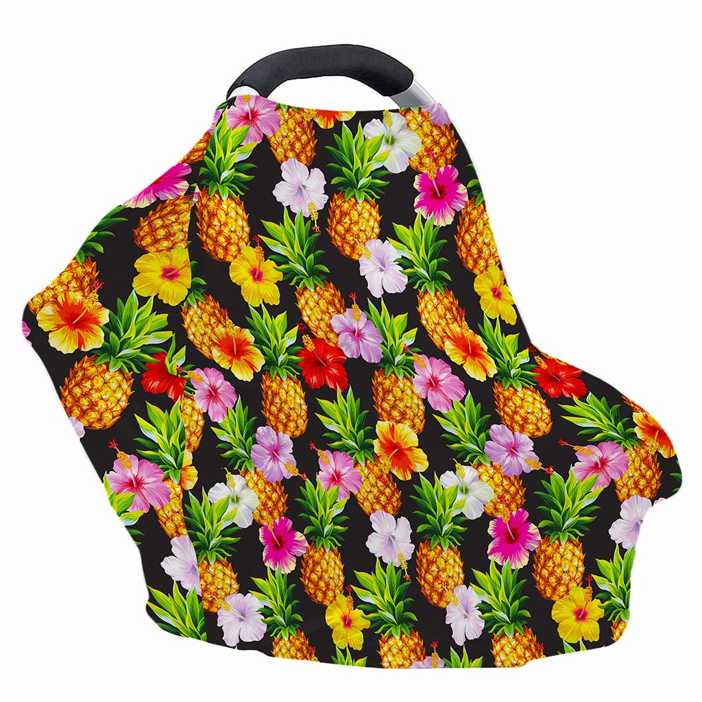 Aloha Hibiscus Pineapple Pattern Print Baby Seat Cover