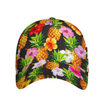 Aloha Hibiscus Pineapple Pattern Print Baseball Cap