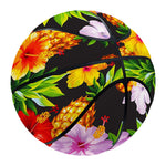 Aloha Hibiscus Pineapple Pattern Print Basketball