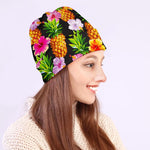 Aloha Hibiscus Pineapple Pattern Print Beanie