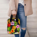 Aloha Hibiscus Pineapple Pattern Print Bible Tote Bag