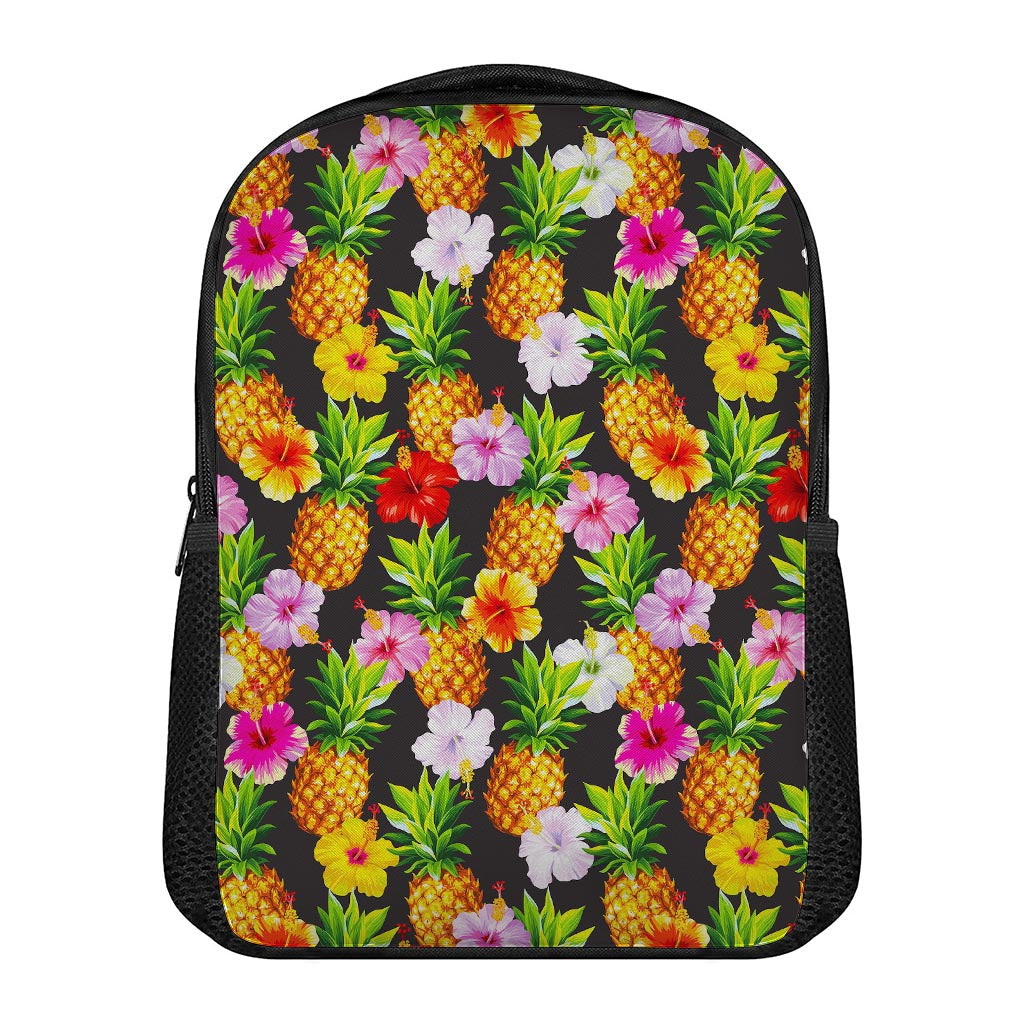 Aloha Hibiscus Pineapple Pattern Print Casual Backpack