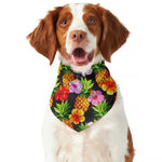 Aloha Hibiscus Pineapple Pattern Print Dog Bandana