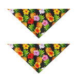Aloha Hibiscus Pineapple Pattern Print Dog Bandana