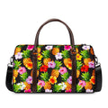 Aloha Hibiscus Pineapple Pattern Print Duffel Bag