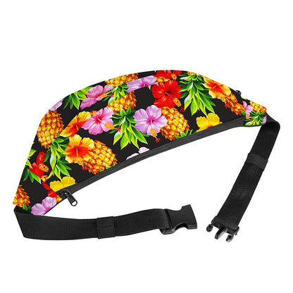 Aloha Hibiscus Pineapple Pattern Print Fanny Pack