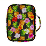 Aloha Hibiscus Pineapple Pattern Print Front Pocket Bible Bag