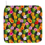 Aloha Hibiscus Pineapple Pattern Print Hand Towel