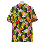 Aloha Hibiscus Pineapple Pattern Print Hawaiian Shirt