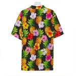 Aloha Hibiscus Pineapple Pattern Print Hawaiian Shirt