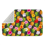 Aloha Hibiscus Pineapple Pattern Print Indoor Door Mat