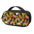 Aloha Hibiscus Pineapple Pattern Print Portable Cooler Travel Case