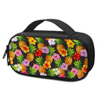 Aloha Hibiscus Pineapple Pattern Print Insulin Cooler Travel Case