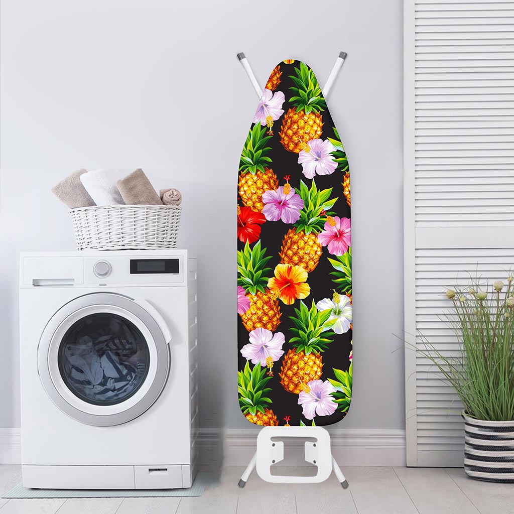 Aloha Hibiscus Pineapple Pattern Print Ironing Board Cover