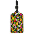 Aloha Hibiscus Pineapple Pattern Print Luggage Tag