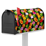 Aloha Hibiscus Pineapple Pattern Print Mailbox Cover