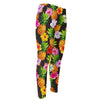 Aloha Hibiscus Pineapple Pattern Print Men's Compression Pants