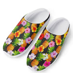 Aloha Hibiscus Pineapple Pattern Print Mesh Casual Shoes