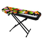 Aloha Hibiscus Pineapple Pattern Print Piano Keyboard Cover