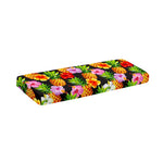 Aloha Hibiscus Pineapple Pattern Print Piano Keyboard Cover