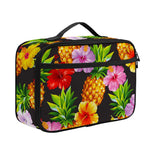 Aloha Hibiscus Pineapple Pattern Print Portable Lunch Bag