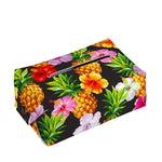 Aloha Hibiscus Pineapple Pattern Print Rectangle Tissue Box Cover