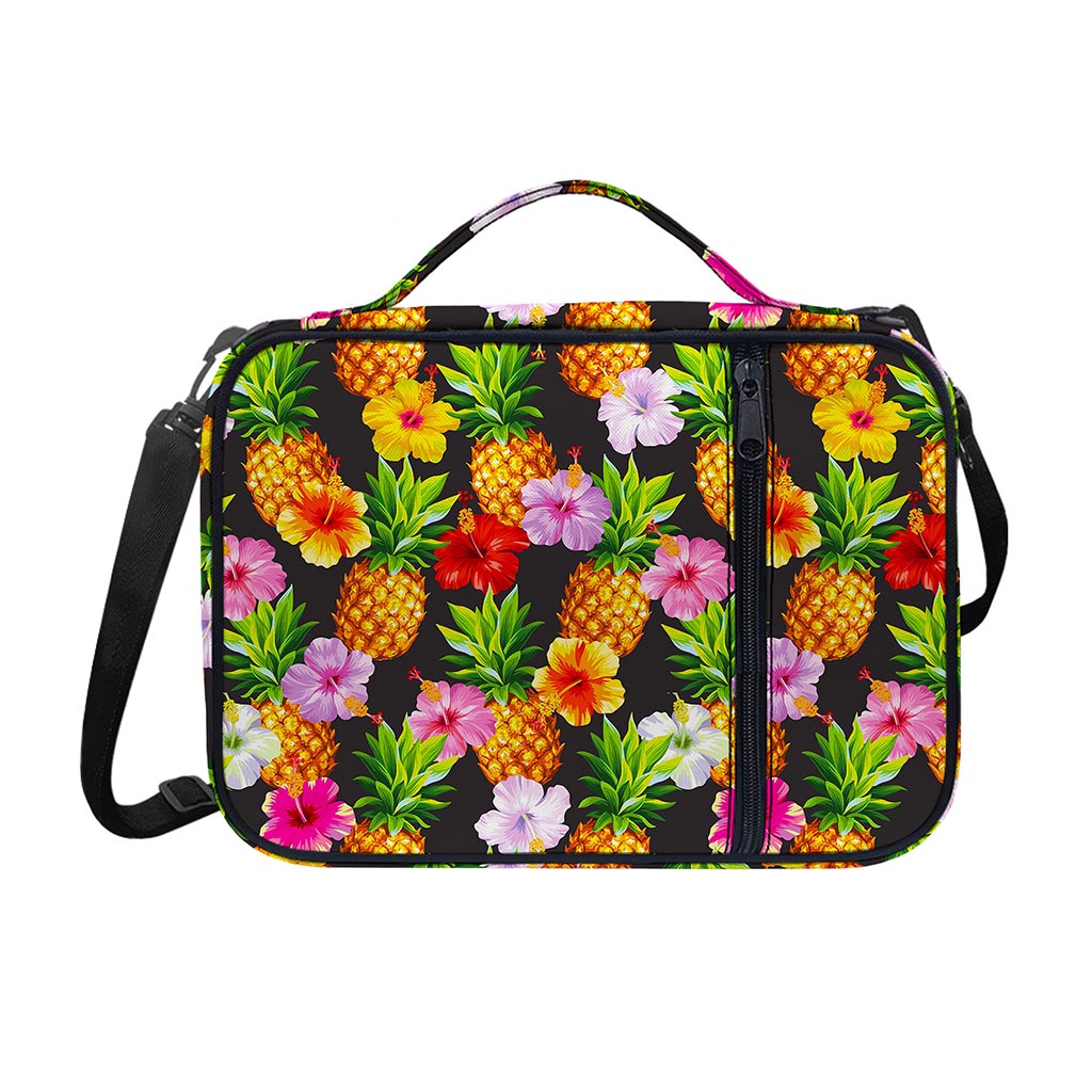 Aloha Hibiscus Pineapple Pattern Print Shoulder Strap Bible Bag