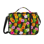 Aloha Hibiscus Pineapple Pattern Print Shoulder Strap Bible Bag
