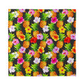 Aloha Hibiscus Pineapple Pattern Print Silk Bandana