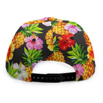 Aloha Hibiscus Pineapple Pattern Print Snapback Cap