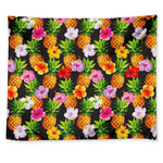 Aloha Hibiscus Pineapple Pattern Print Tapestry