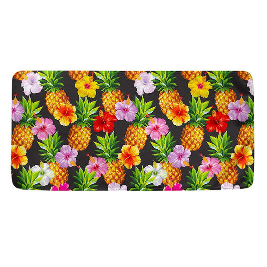 Aloha Hibiscus Pineapple Pattern Print Towel