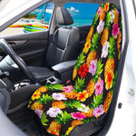 Aloha Hibiscus Pineapple Pattern Print Waterproof Car Seat Cover