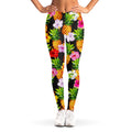 Aloha Hibiscus Pineapple Pattern Print Women's Leggings