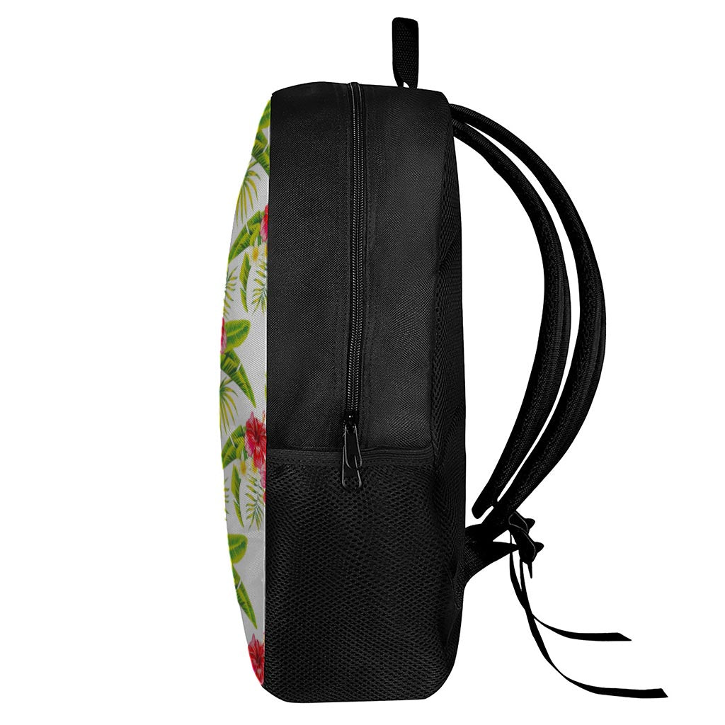 Aloha Hibiscus Tropical Pattern Print 17 Inch Backpack