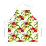 Aloha Hibiscus Tropical Pattern Print Adjustable Apron