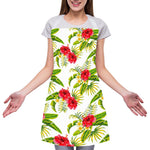 Aloha Hibiscus Tropical Pattern Print Adjustable Apron